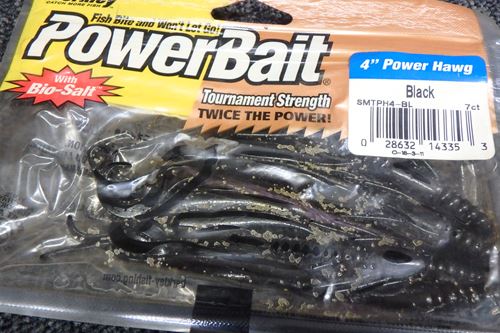 PowerBait 4`Power Hawg/Black